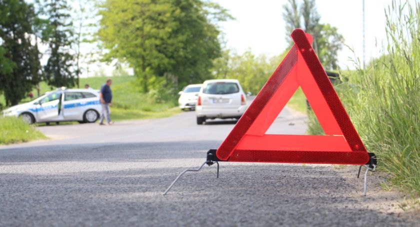 Rowerzysta zawinił i został potrącony