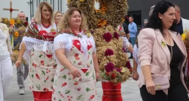 Bawili się na dożynkach w Myśliwcu