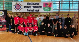 Rywalizacja młodych strażaków