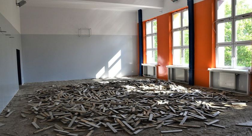 Remontują salę gimnastyczną w ZSP nr 1