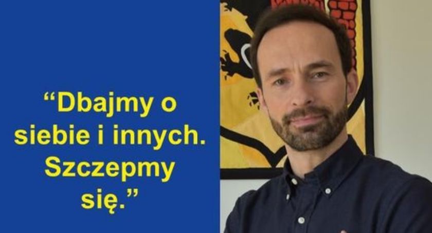 Burmistrz promuje szczepienia