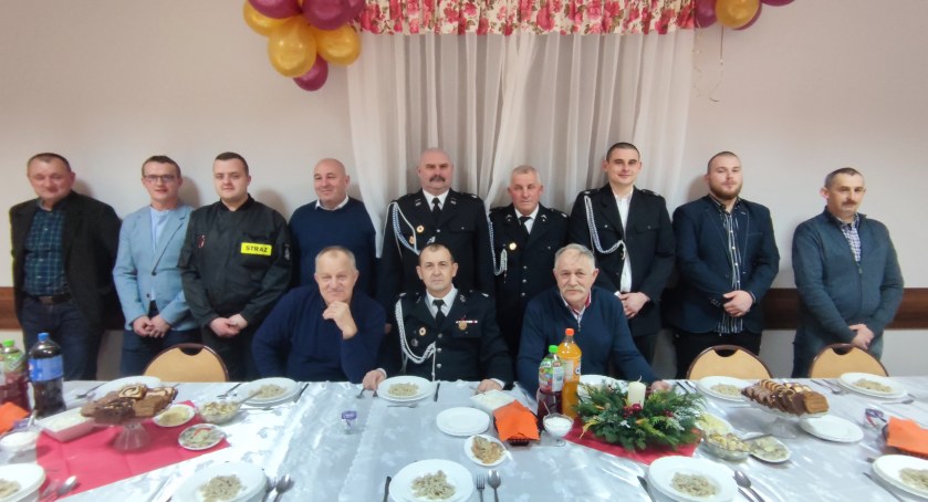 Strażacy dzielili się opłatkiem