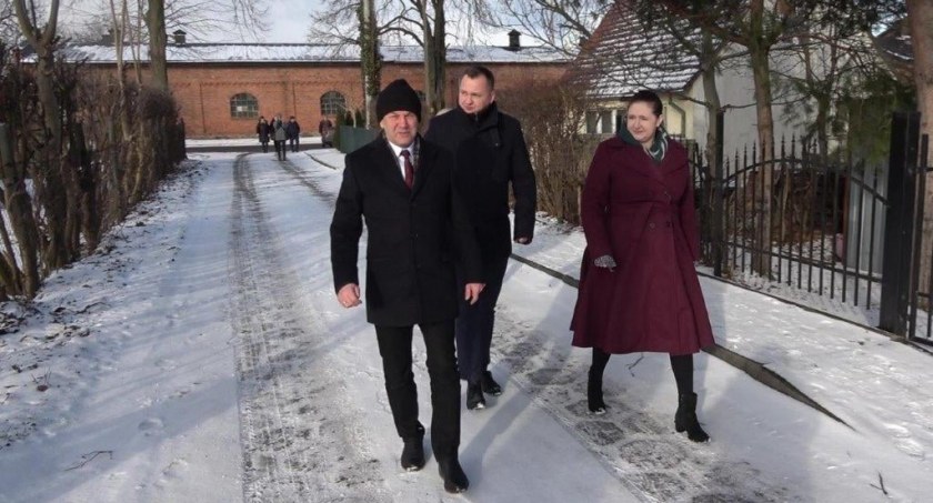 Wizytowali pozostałości po cukrowni