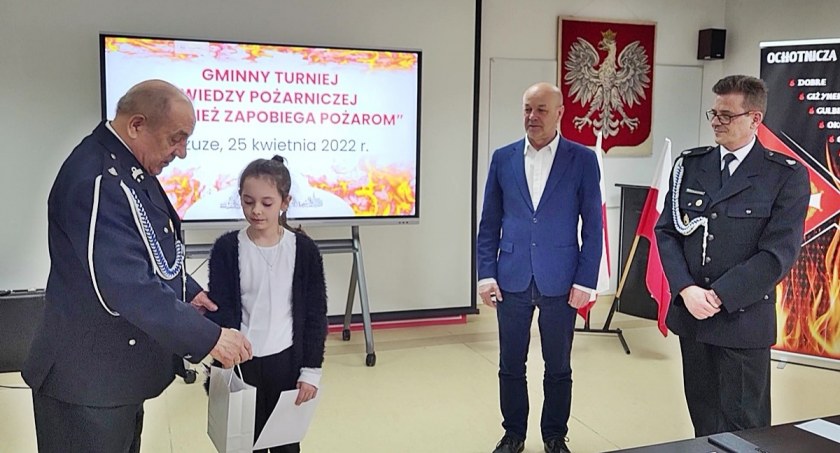 Wykazali się wiedzą o pożarnictwie