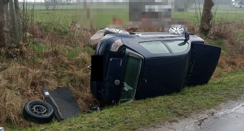 Miał ponad 4 promile! Skończył podróż w rowie