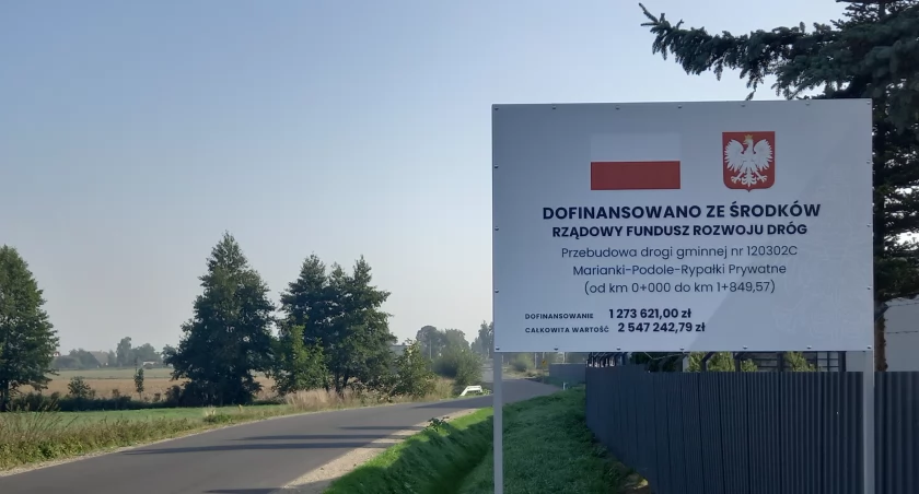 Przebudowali prawie 2 km drogi