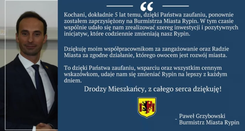 Rocznica wyboru burmistrza