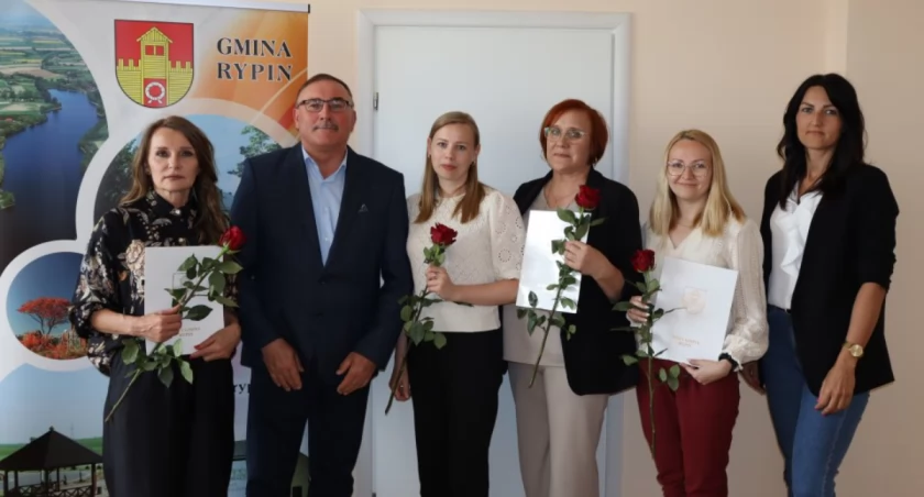 Gratulacje od wójta i... dla wójta