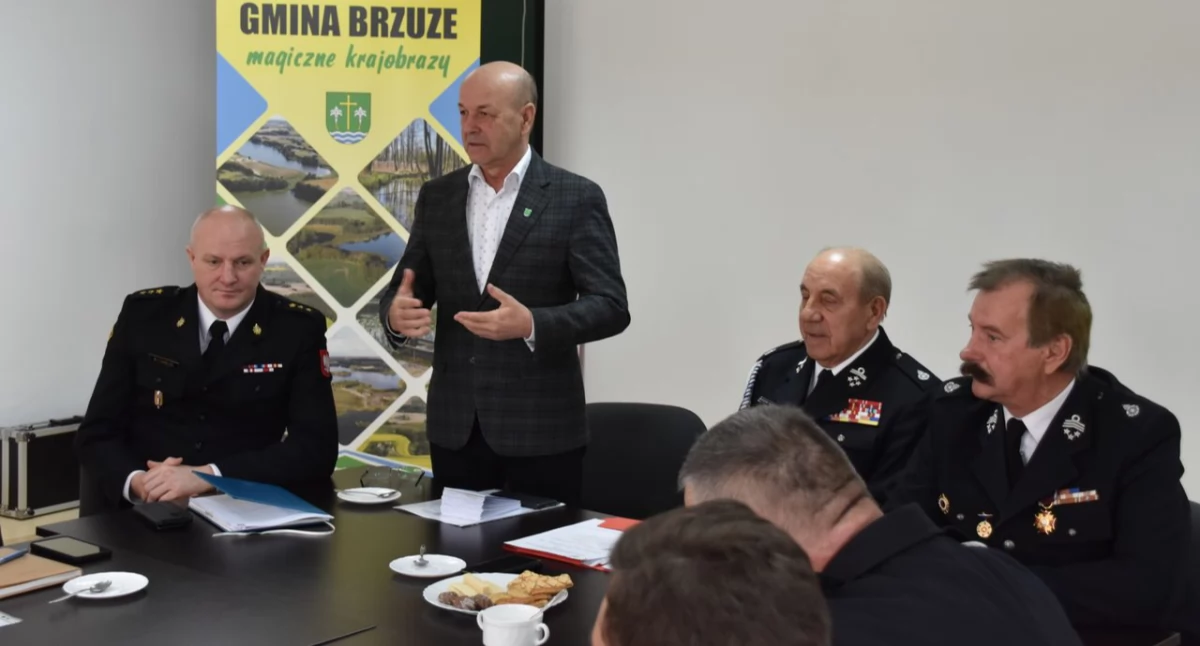Doroczne zebranie strażaków