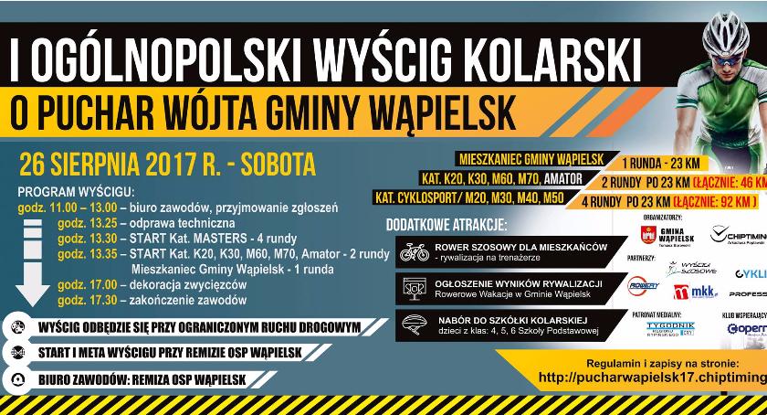 I Ogólnopolski Wyścig Kolarski o Puchar Wójta Gminy Wąpielsk