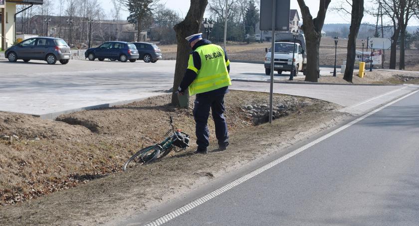 Ciężarówka potrąciła rowerzystę