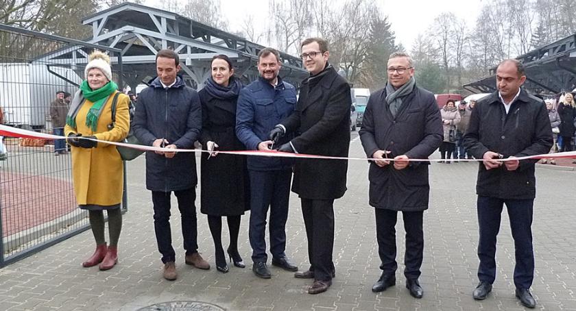 Otwarcie odmienionego miejskiego targowiska w Rypinie
