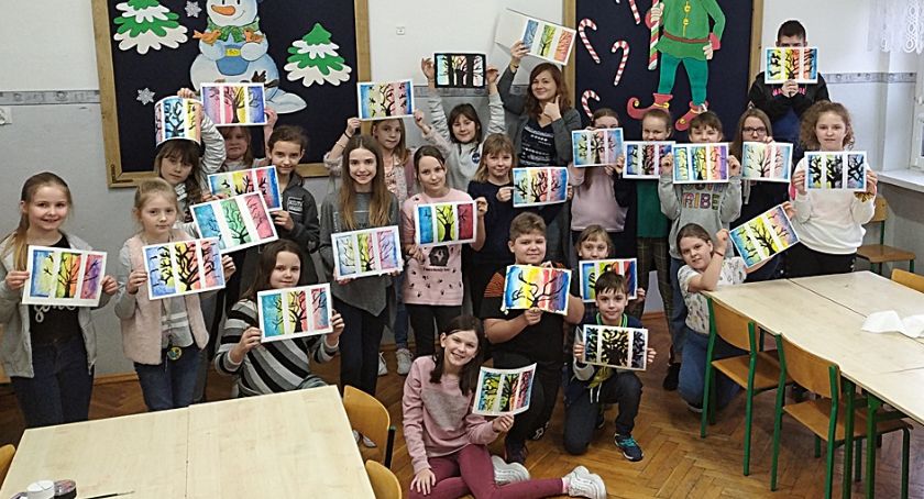 Uczyli się malować akwarelami