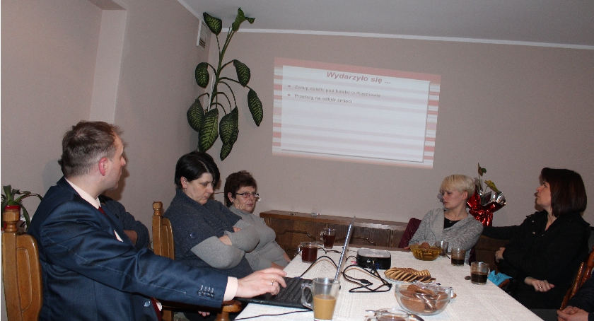 Spotkanie sołeckie we wsi Lamkowizna