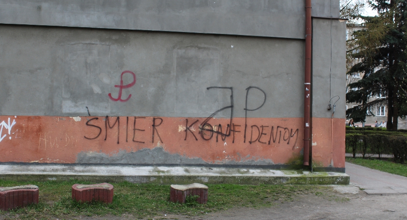 Wulgarne napisy szpecą ściany 