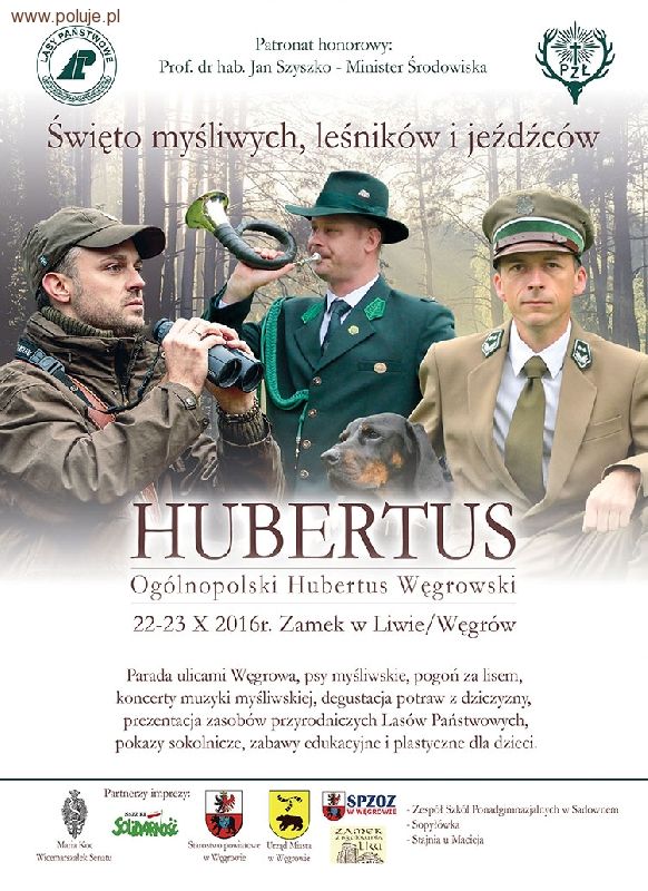 Ogólnopolski Hubertus Węgrowski 2016 – święto myśliwych, leśników i jeźdźców