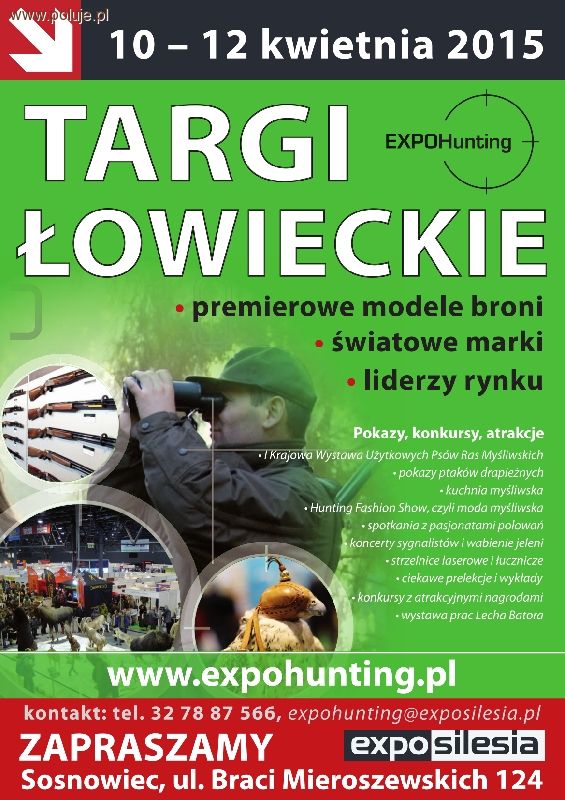EXPOHunting 10 – 12 kwietnia 2015 – targowa przygoda pełna atrakcji