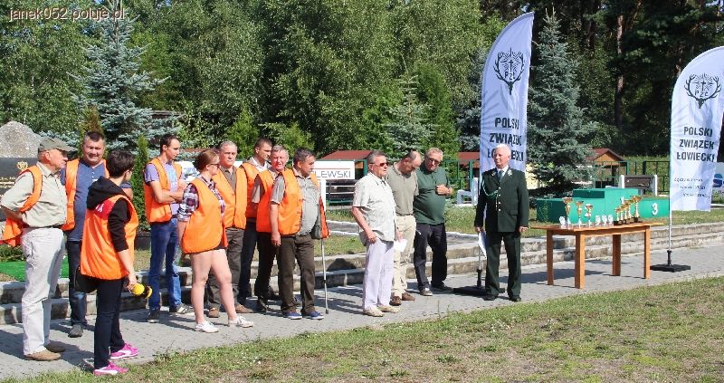 XIX ZAWODY STRZELECKIE KÓŁ ŁOWIECKICH  O PUCHAR STAROSTY RADZIEJOWSKIEGO