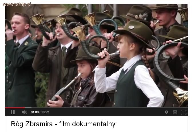 Róg Zbramira na taśmie filmowej