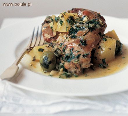 Zając po polsku w śmietanie
