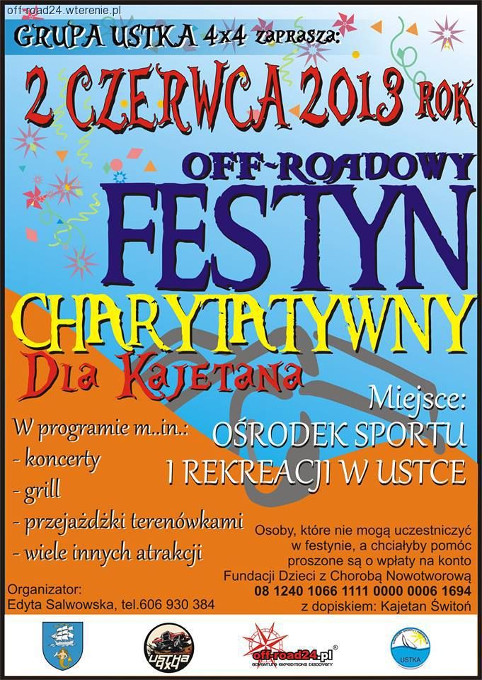 FESTYN CHARYTATYWNY dla Kajetana 02.06.2013