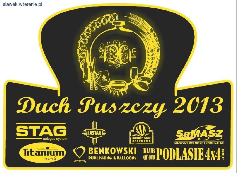 Duch Puszczy 2013 - offroadowe andrzejki!