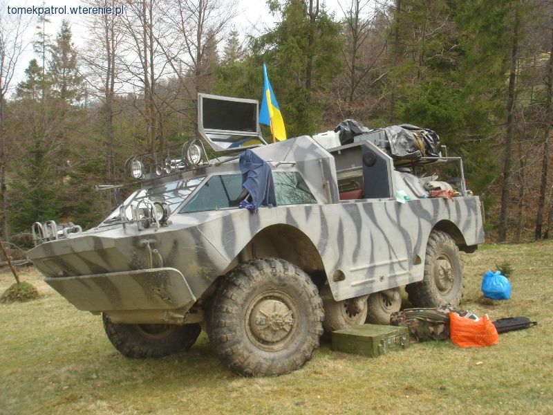 BRDM-2 czyli off road na Ukrainie