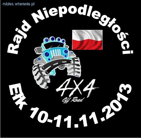 Rajd Niepodległości Ełk 10-11.11.2013