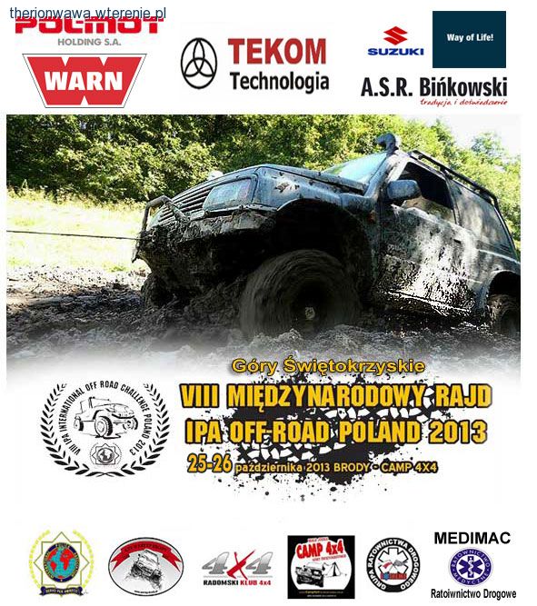 Zmiana terminu Rajdu IPA Off-Road 2013