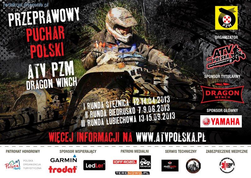 Przeprawowy Puchar Polski ATV PZM Dragon Winch 2013 - Runda I Stężnica