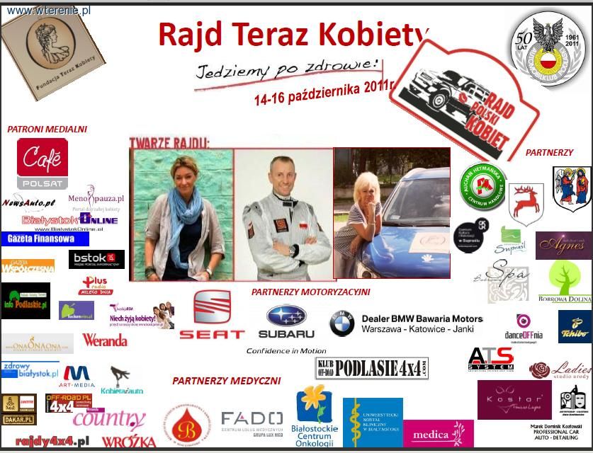 Rajd Teraz Kobiety 14-16 października 2011, Rajd Polski Kobiet