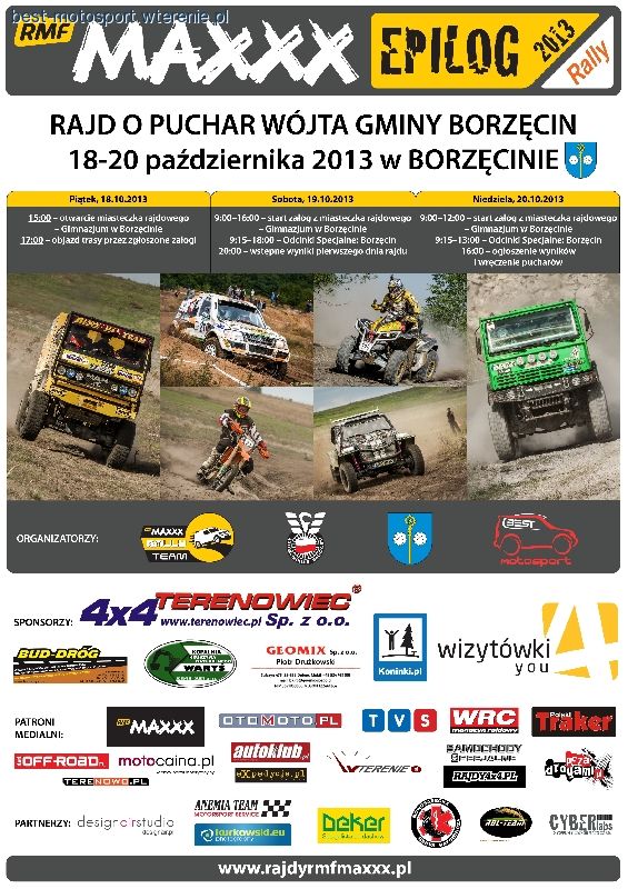 RMF MAXXX RALLY EPILOG 2013 w Borzęcinie