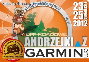 OFF-road’owe ANDRZEJKI z GARMINem - 23-25 Listopad 2012