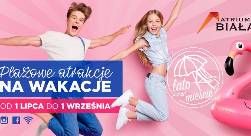Na terenie Atrium Biała działa strefa aktywności wakacyjnej