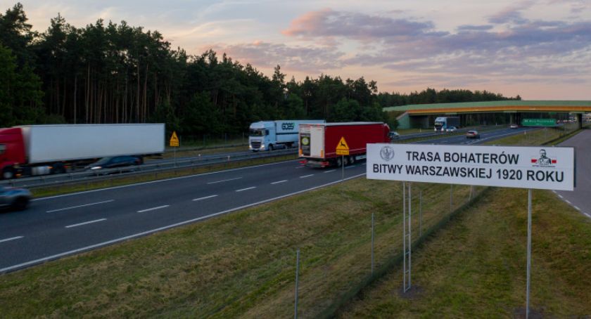 Krajowa ósemka to teraz Trasa Bohaterów Bitwy Warszawskiej 1920 r.