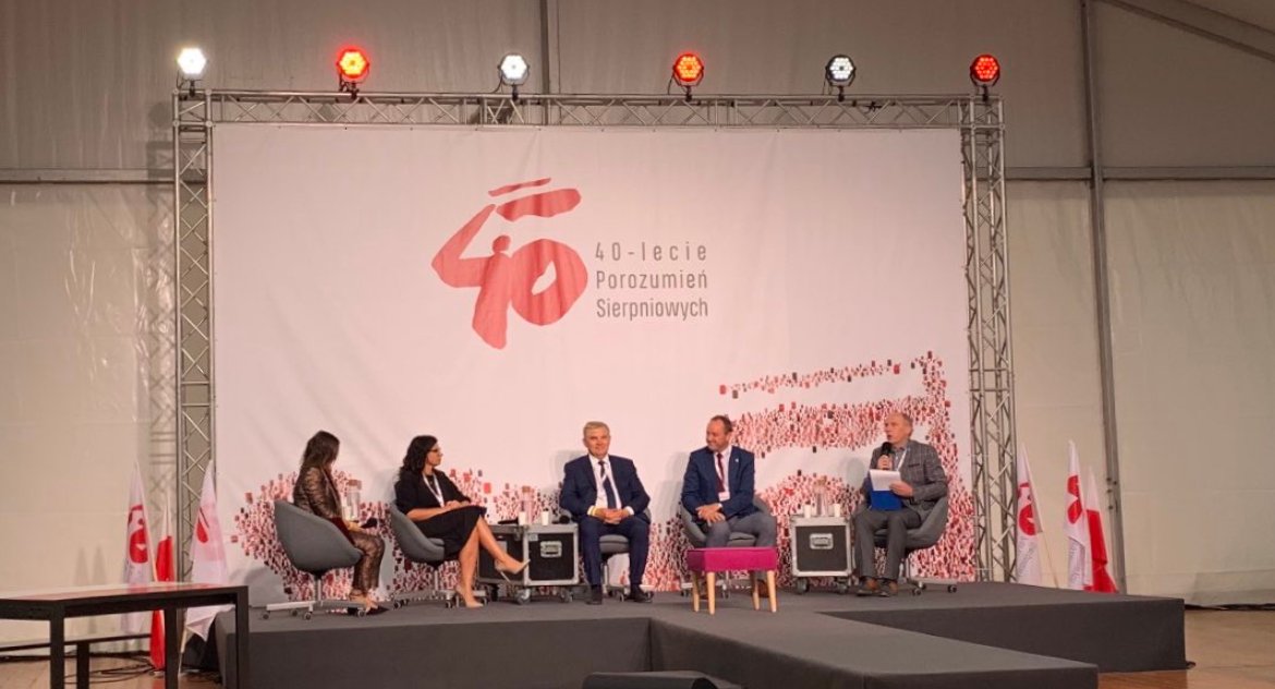 Tadeusz Truskolaski pojechał na 40-lecie Porozumień Sierpniowych. Trzy miesiące temu rzucił legitymacją Solidarności 