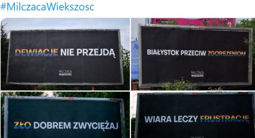 Skąd pieniądze na bilbordy? Milcząca Większość odpowiada: Z pracy!