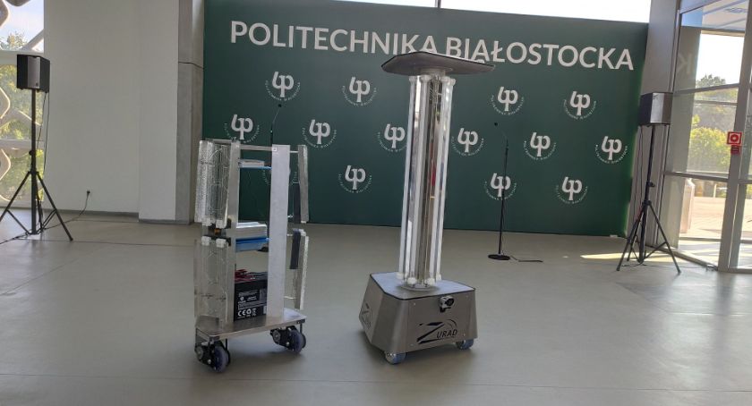 Wyjątkowe urządzenie skonstruowała Politechnika Białostocka. Pomoże dezynfekować pomieszczenia