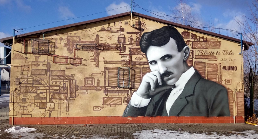 Tribute to Tesla. Nowy mural w Białymstoku