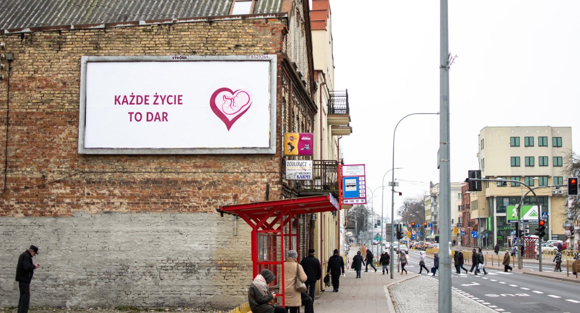 Nowa akcja bilbordowa w Białymstoku. Tym razem pro life