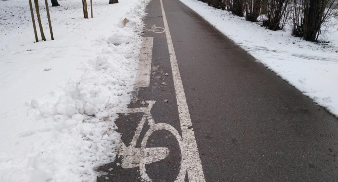 To może w tym sezonie będą trasy narciarskie na ścieżkach rowerowych?
