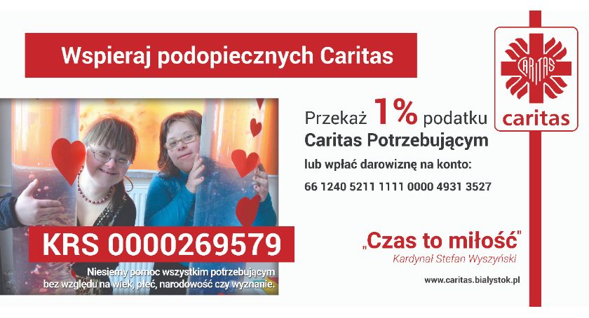 Caritas pomoże rozliczyć się w fiskusem