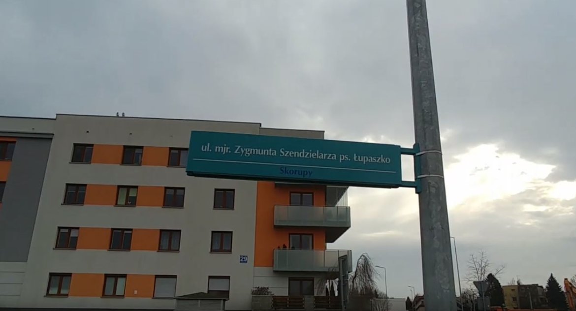 Powód do zmiany ulicy Łupaszki się znalazł. Nazwa ulicy jest za długa