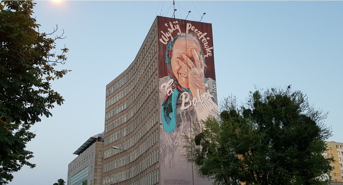 Najpiękniejszy mural zniknie z budynku. Ale raczej tylko na chwilę