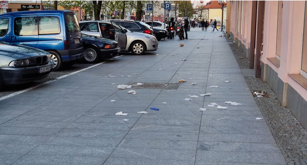 W ścisłym centrum Białegostoku syf tragiczny. Dosłownie!