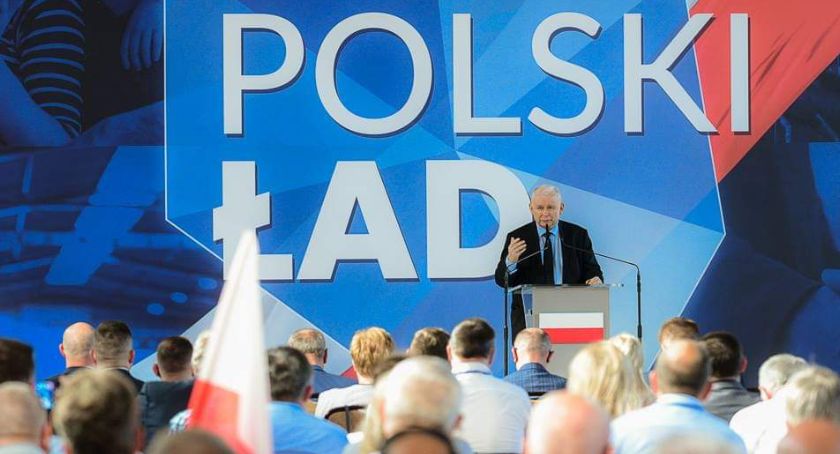 Prezentację Polskiego Ładu prezes Jarosław Kaczyński zaczął od Wysokiego Mazowieckiego