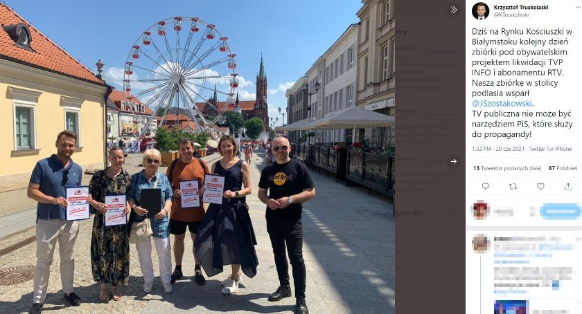 Kiedy trwała zbiórka pieniędzy i darów dla pogorzelców z Nowej Białej poseł Truskolaski zbierał… podpisy