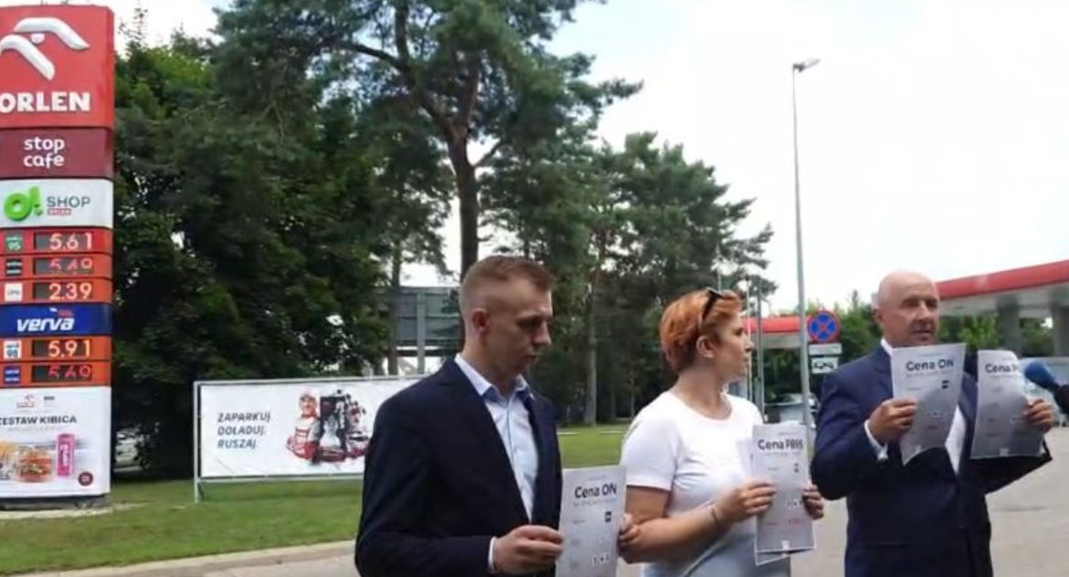PSL wini Orlen za wysokie ceny paliw. I w paru kwestiach mija się z faktami