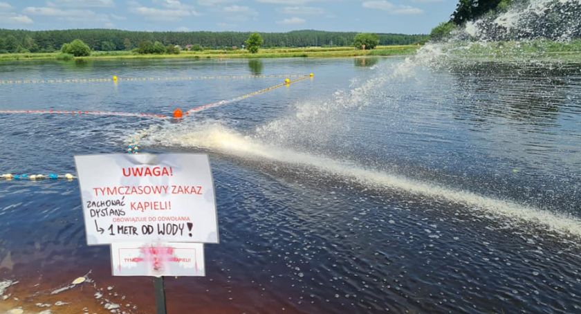 Plaża w Supraślu wciąż zamknięta. Kolejne wyniki badań wody mają być znane jeszcze w tym tygodniu