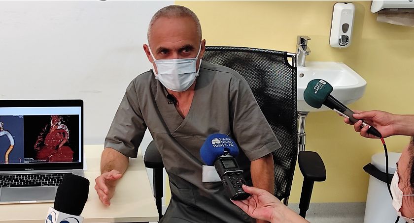 Mężczyzna cierpiał na rozwarstwienie aorty. Życie uratowali mu lekarze z USK